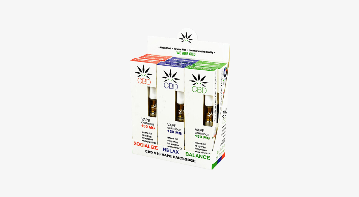 CBD Vape Oil Cartridge Boxes