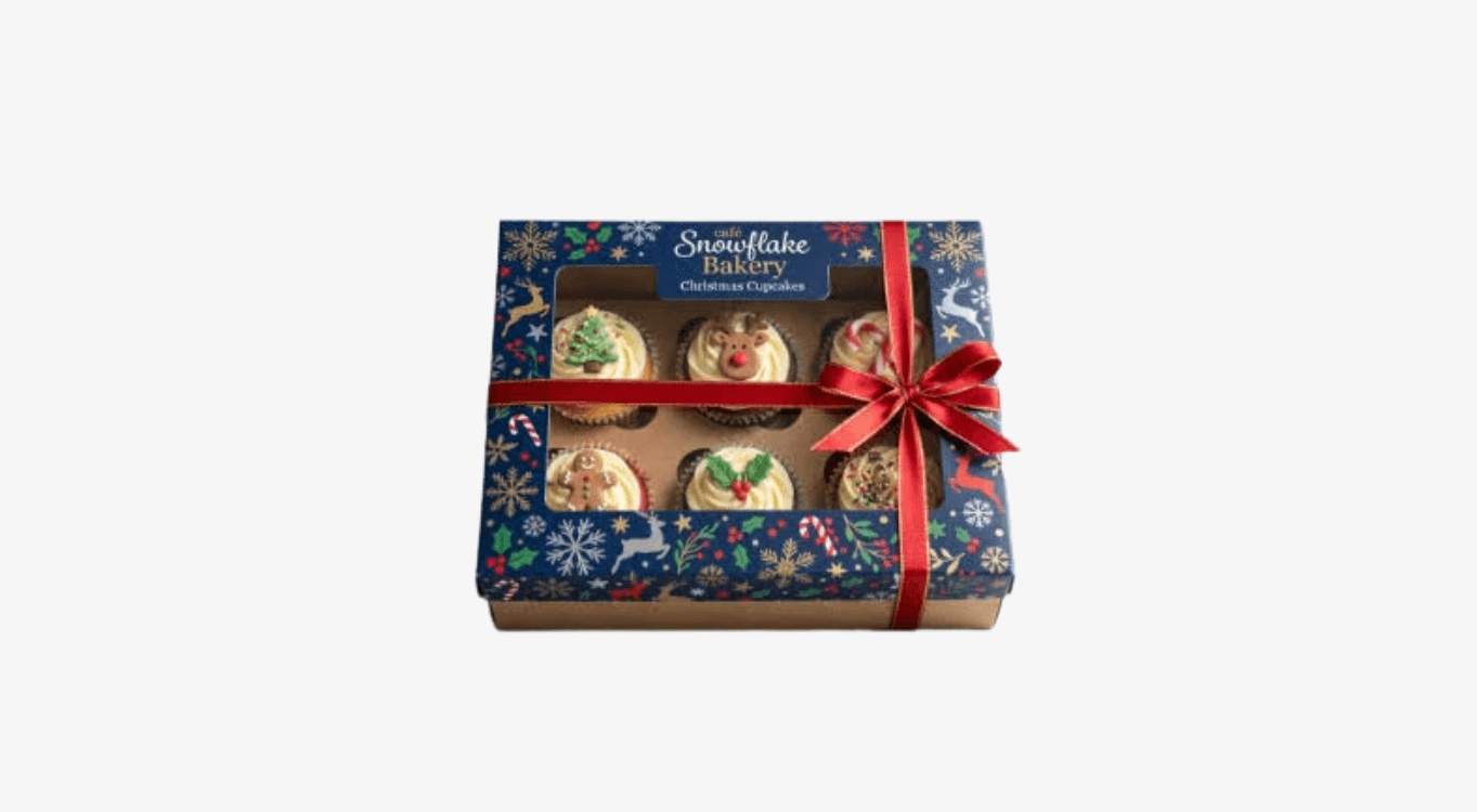 Chrismas Cupcake Boxes