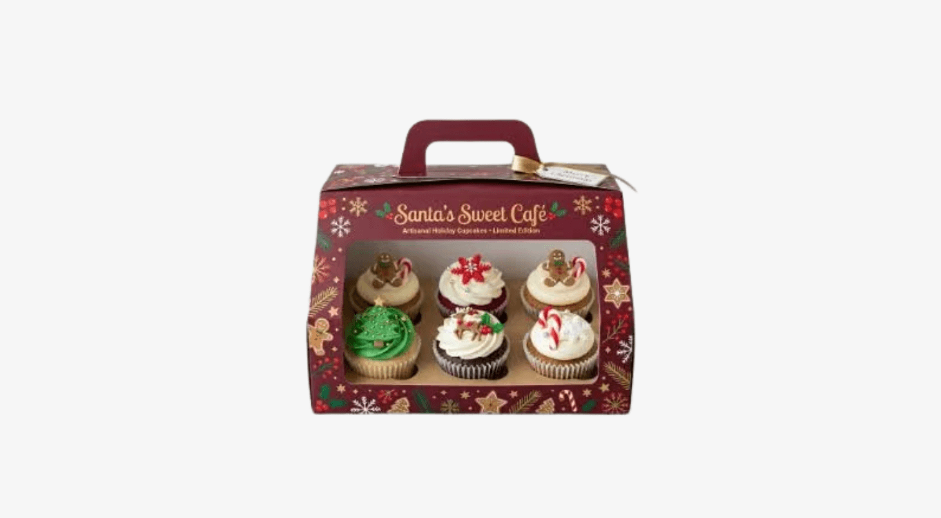 Chrismas Cupcake Boxes
