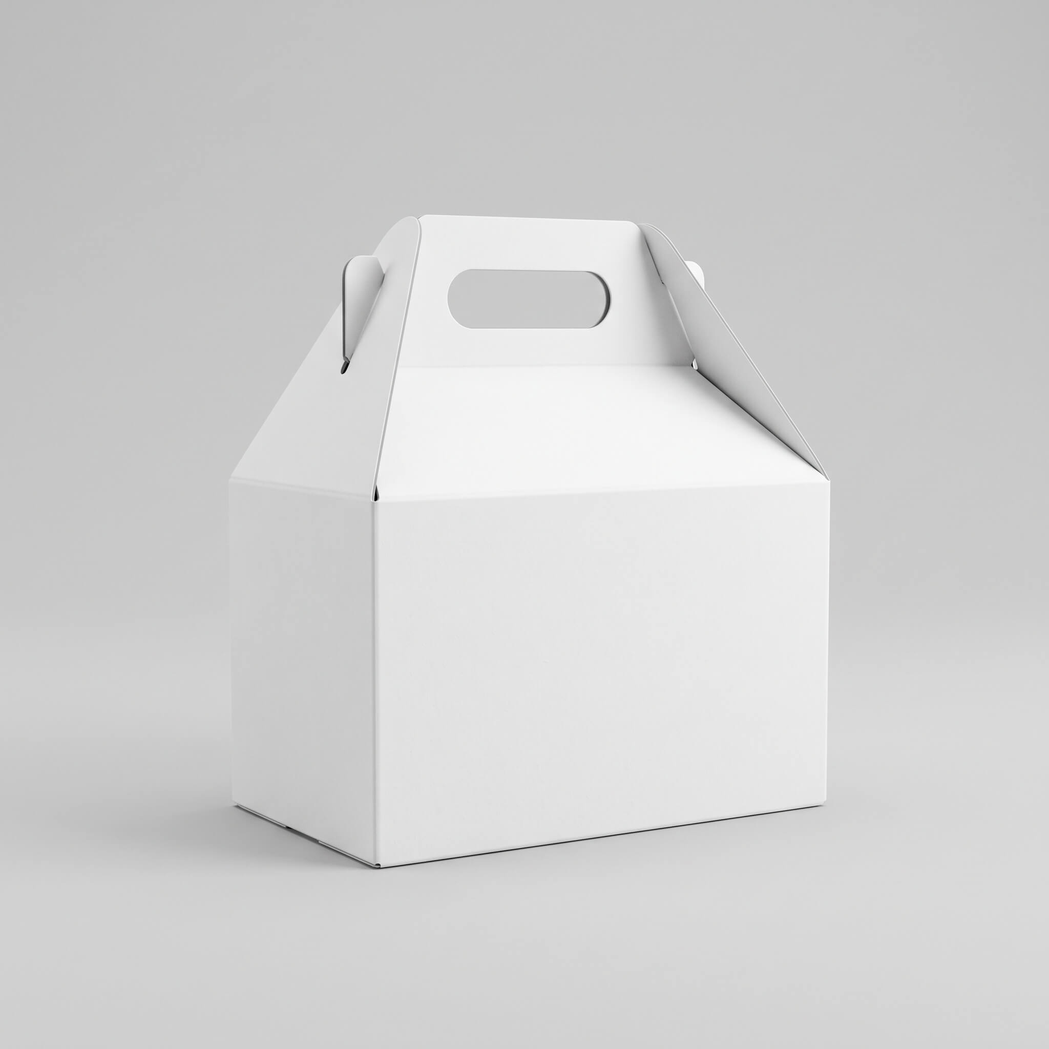 White Gable Boxes