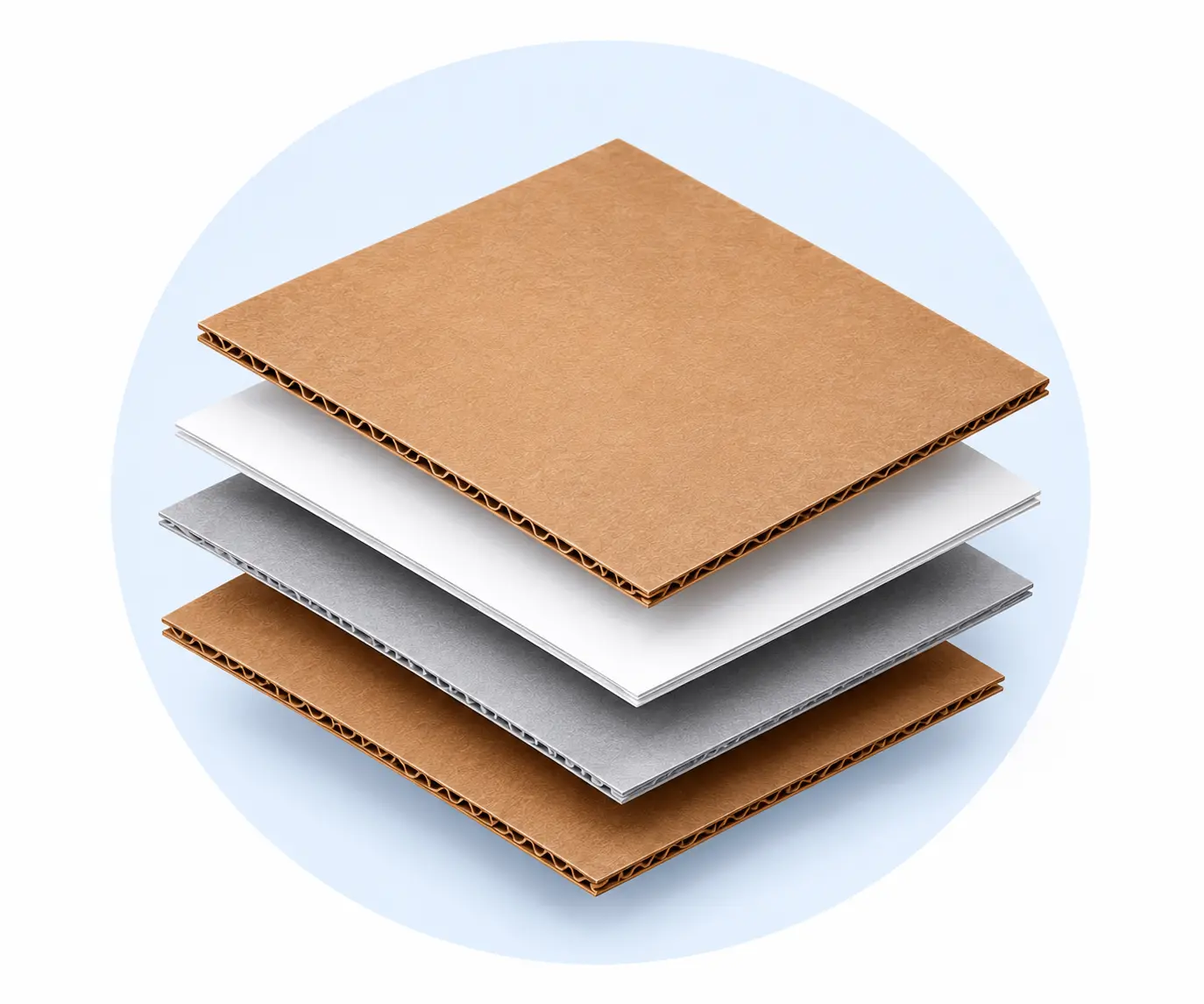 Custom packaging material and stock selection
