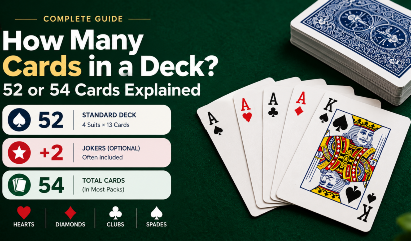 How Many Cards in a Deck? 52 or 54 Cards Explained