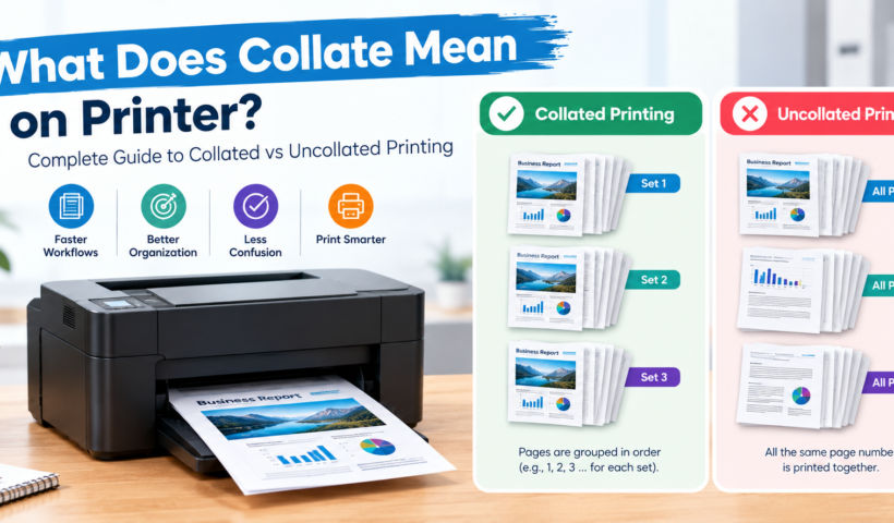 What Does Collate Mean on Printer? Complete Guide to Collated vs Uncollated Printing