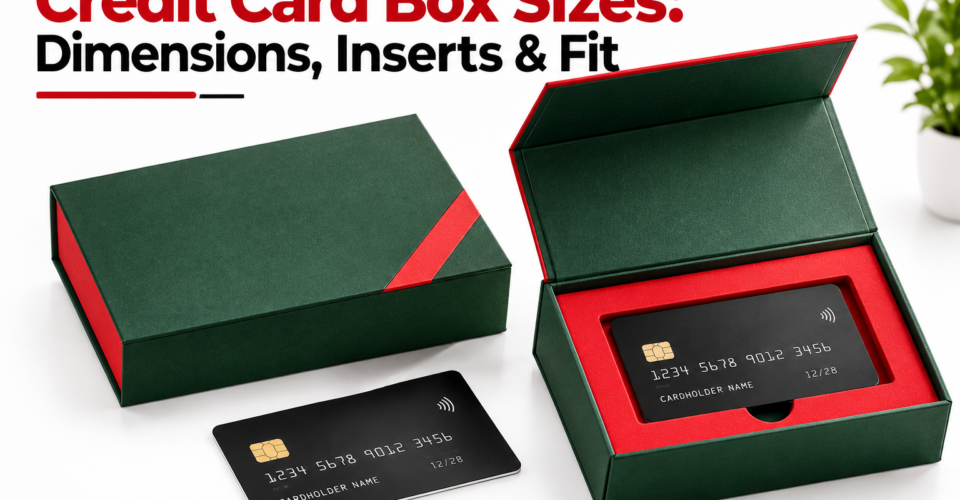 Credit Card Box Sizes: How to Choose the Right Dimensions, Box Style, and Insert