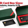 Credit Card Box Sizes: How to Choose the Right Dimensions, Box Style, and Insert