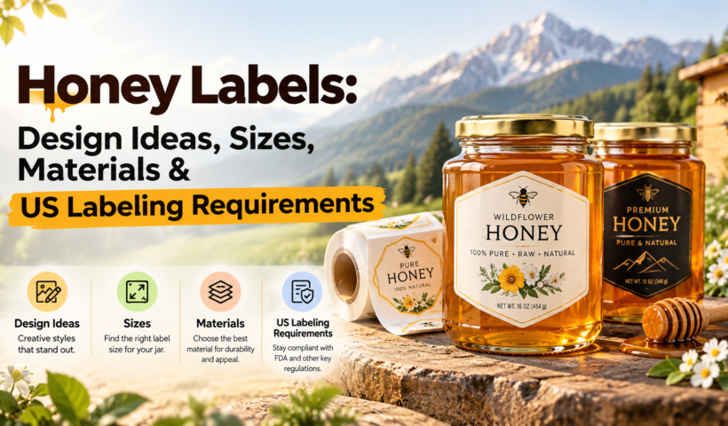 Honey Labels - Bluebird Packaging
