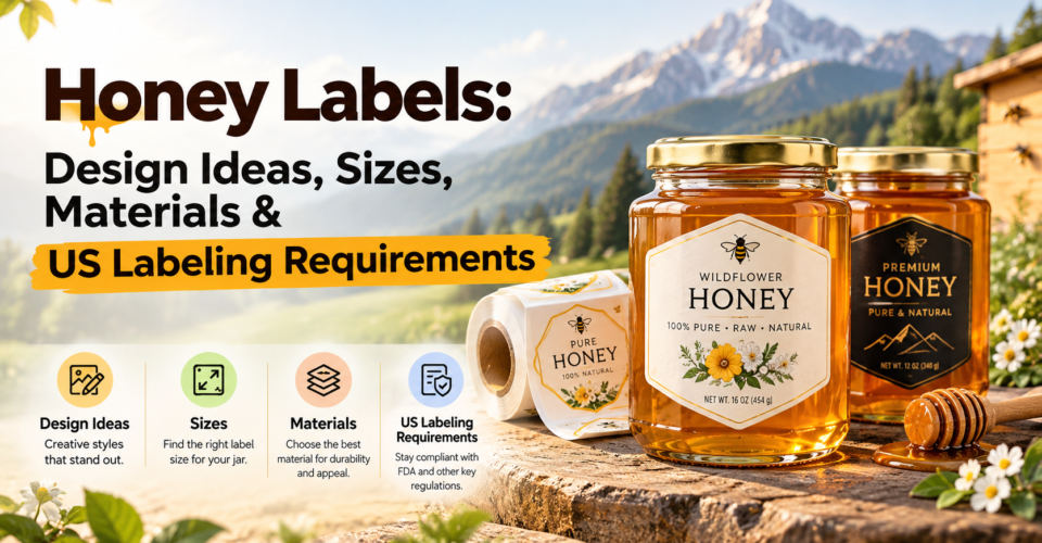Honey Labels - Bluebird Packaging