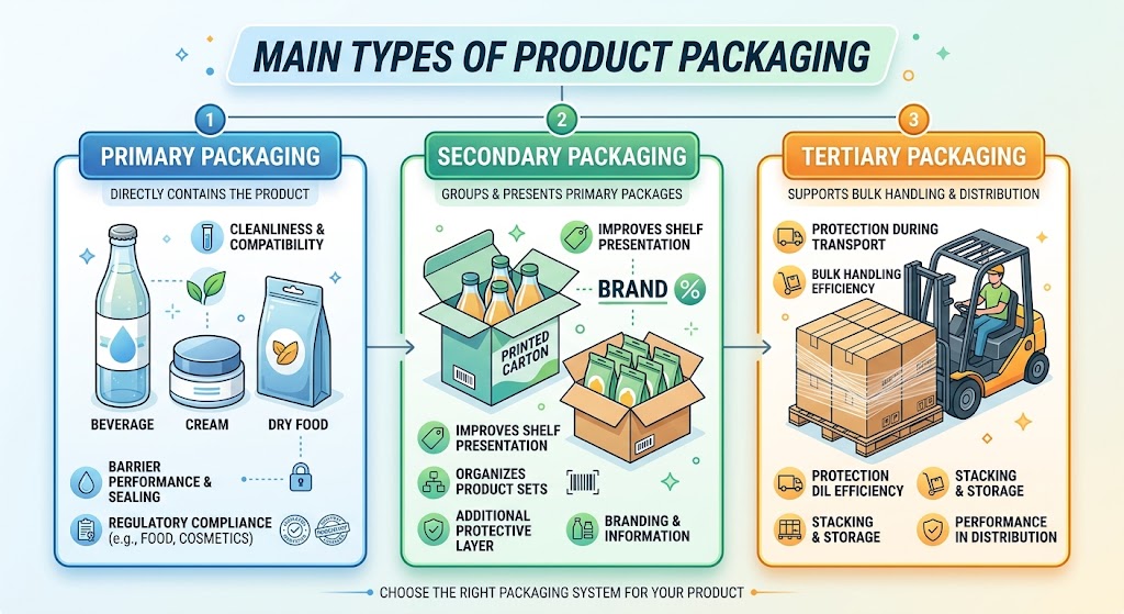 What Are the Main Types of Product Packaging?