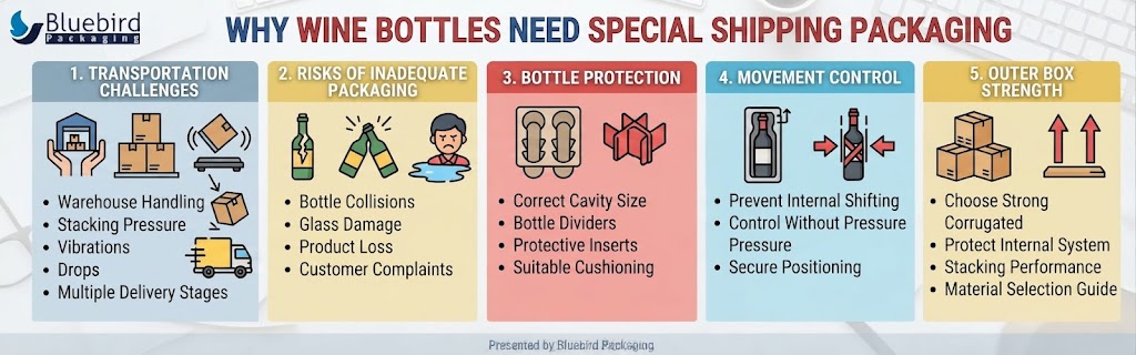 Why Wine Bottles Need Special Shipping Packaging