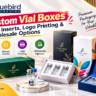 Custom Vial Boxes with Inserts, Logo Printing & Wholesale Options