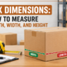 Box Dimensions: How to Measure Length, Width, and Height