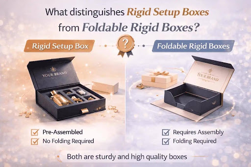 Collapsible Rigid Boxes vs. Standard Rigid Boxes: A Quick Answer