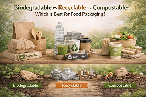 Biodegradable vs. Compostable vs. Recyclable Packaging