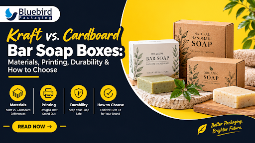 Kraft vs. Cardboard Bar Soap Boxes: Materials, Printing, Durability & How to Choose