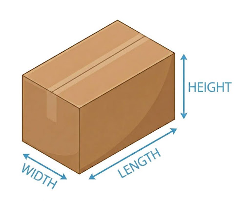 What Do Length, Width, and Height Mean on a Box?