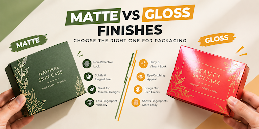 Matte vs Gloss Packaging: Differences, Benefits, and How to Choose